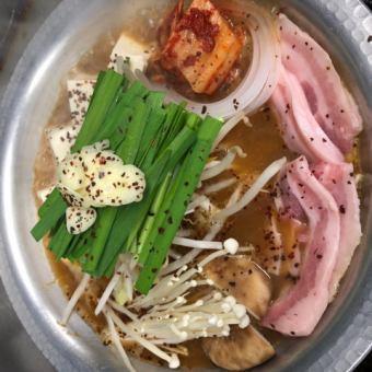 【お刺身3種付】グレードアップ炭火焼き串×贅沢キムチ鍋コース11品5500円