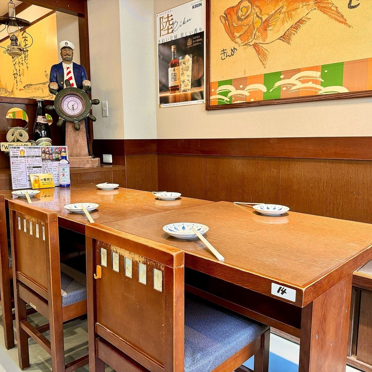 デートでもご利用しやすいカウンター席ご用意あります◎