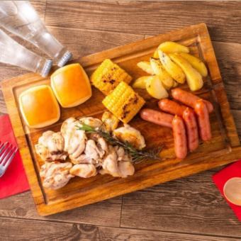 【キッズBBQコース】ソフトドリンク飲み放題付き+BBQセットお一人様/1650円(税込)