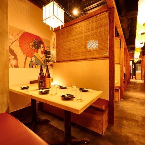 <p>It can be used for various banquets from 2 people to groups.Table seats that can be used casually.We can accommodate from one person to a group.You can enjoy girls-only gatherings and drinking parties in a spacious space.</p>
