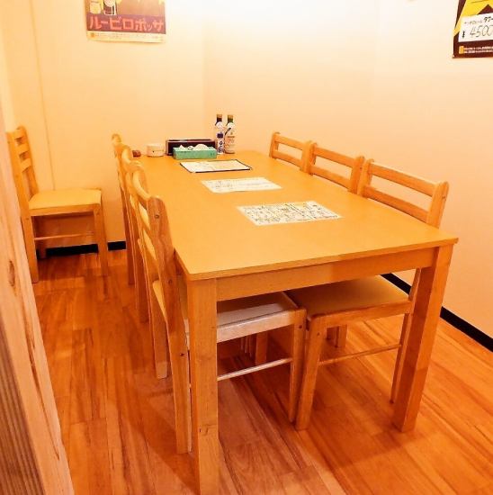 人気の個室席は6名様用と10名様用をご用意♪