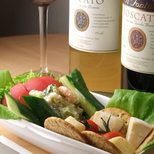 石窯で作った1品料理