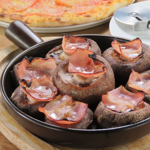 自家製しいたけ石窯焼き