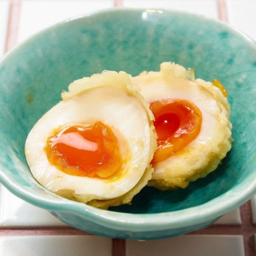 Soft-boiled egg tempura