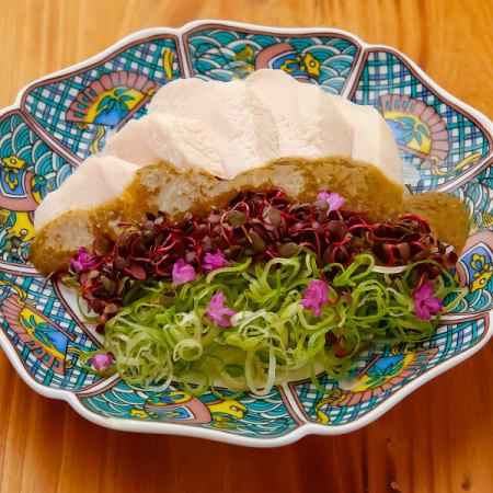 よだれ鶏 ゆず山椒ソース