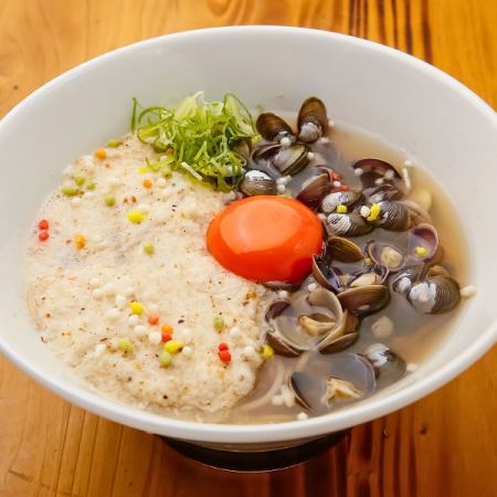 しじみ とろろ月見そば