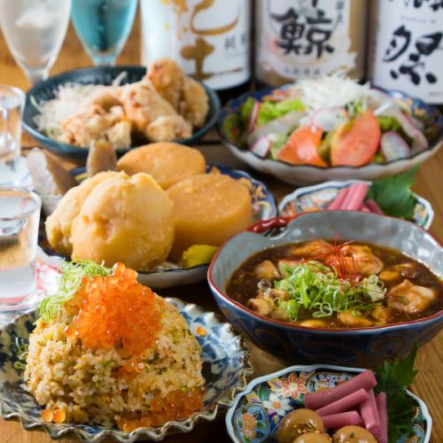 手軽に満足コース！飲放付⇒3500円(税込)★【日～木・祝】ご予約時は飲み放題2時間⇒3時間★