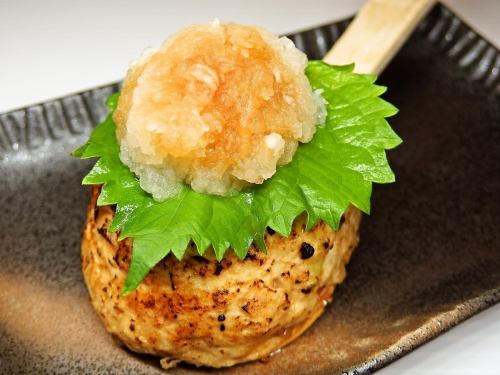 Shamoji meatballs with grated daikon radish and ponzu sauce
