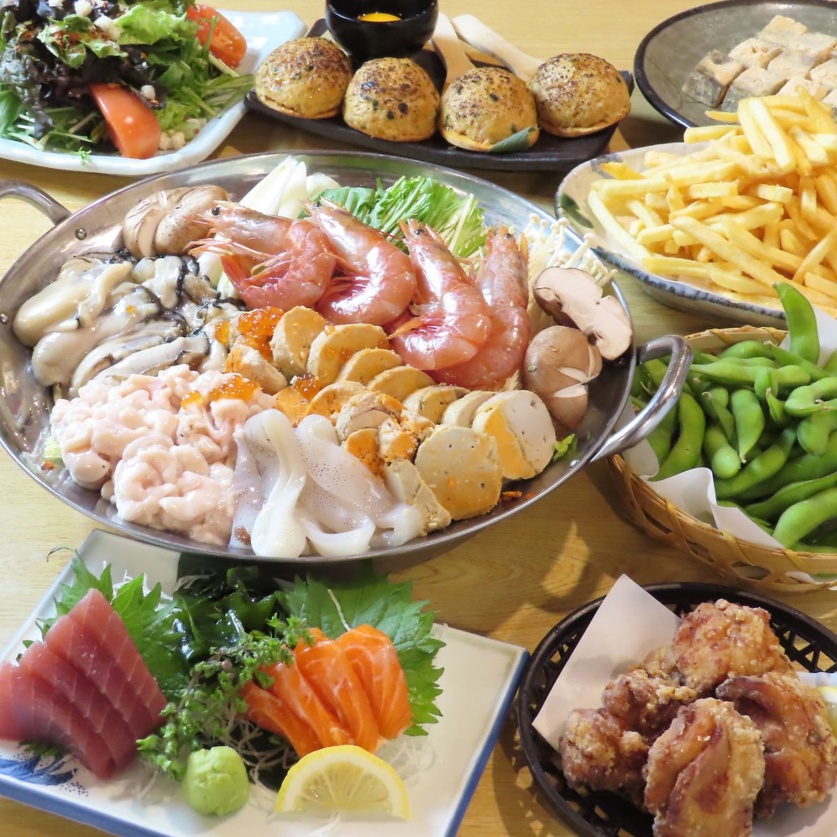 【新宿思い出横丁内】痛風鍋や牡蠣鍋、麻辣鍋など宴会コース有♪