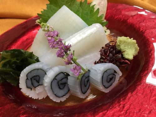 旬の素材を使った料理。