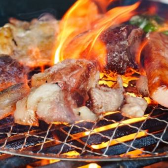 ◇180分飲み放題付◇1日1組限定◇持ち込みもOK！【nine cafe BBQ 8,000円コース】全16品