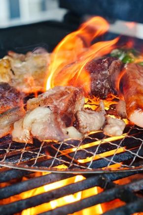 ◇180분 음료 무제한 첨부◇1일 1조 한정◇반입도 OK!【nine cafe BBQ 8,000엔 코스】전16품