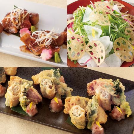 <From 3/12>《Private room guaranteed》【Seasonal Taste Course】7 dishes in total, 2 hours all-you-can-drink included 5280 yen ⇒ 4800 yen (tax included)