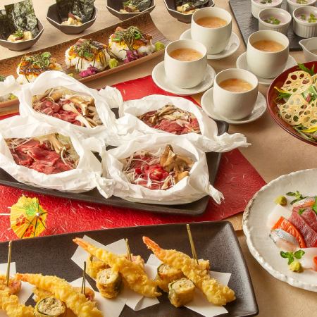 <6/3～>《個室確約》【厳選コース】全9品 2時間飲放付 5830円⇒5300円(税込)