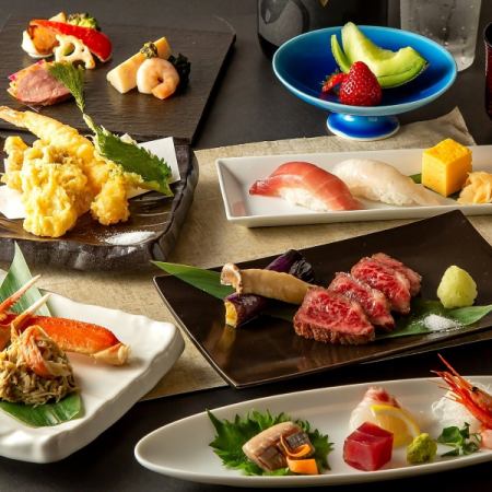 <6/3～>《個室確約》【和洋折衷コース】全9品 2時間飲み放題付 8030円⇒7300円(税込)