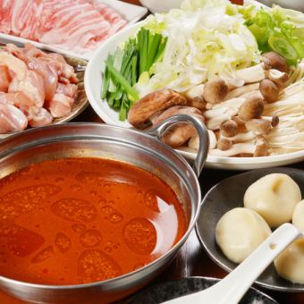 【飲み放題付き】麻辣or鶏醤油の選べるスープ♪こっから特製鍋コース