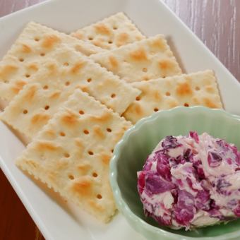 しば漬けクリームチーズクラッカー