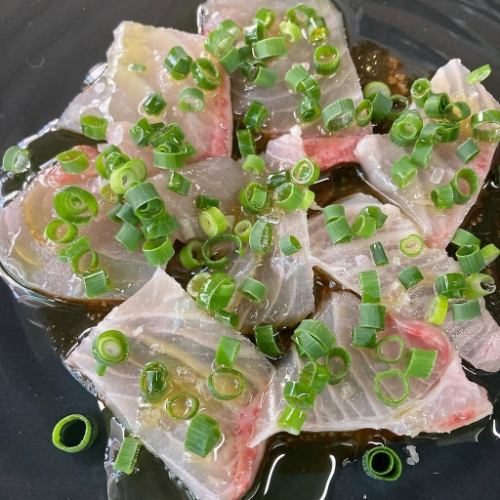 旬の魚介を使った一品