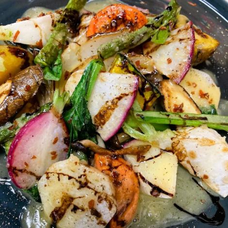 【けのひ農園の採れたて野菜のエチュベ】季節のお野菜がたっぷり10～15種類！