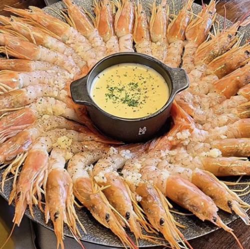 赤えびのチーズフォンデュ