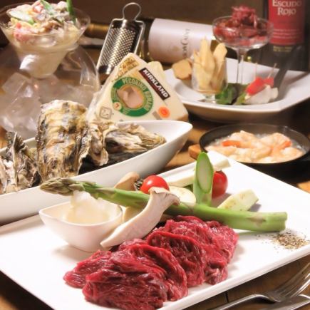 【当日限定♪】2時間飲み放題付の☆シェフお任せコース☆ 22時までのご予約で4000円→3500円