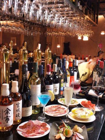 We offer a variety of wines and cocktails☆