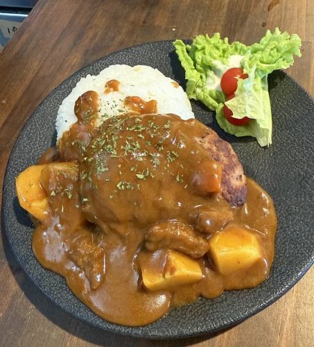熟成ハンバーグカレーライス