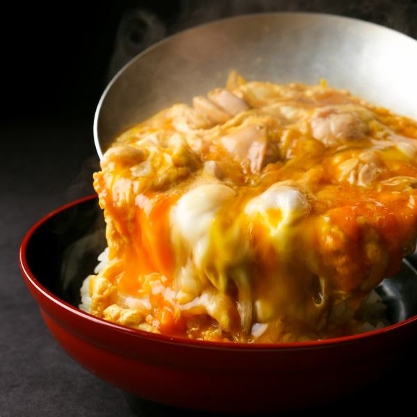 推薦最後一碗Oyakodon◎使用高品質名古屋Cochin肉和雞蛋的豪華料理♪1890日元（含稅）