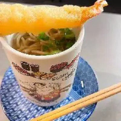 Mini oden soup soba/shrimp tempura