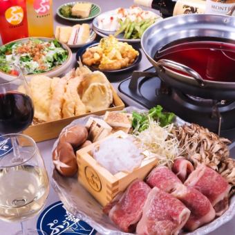 ★VIP★絶品和牛すき焼き&天ぷらと寿司の豪華コース♪