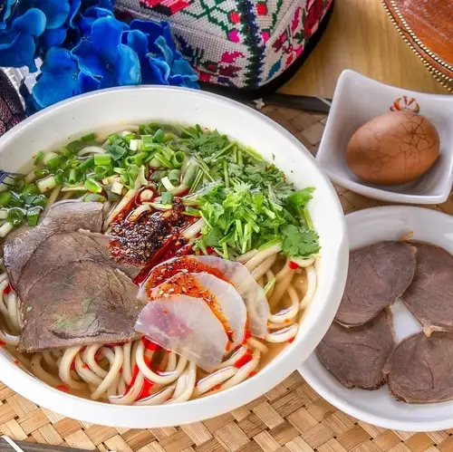 중국 서북 전통 란저우 쇠고기 국수