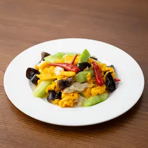 彩り野菜の卵炒め