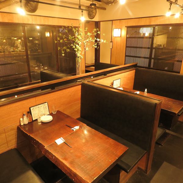 We have 97 seats available in the restaurant. Among them, the table seats are perfect for small gatherings such as family, friends, and girls' night out.Please use it in various scenes.It is also available for customers with children, so please feel free to drop by.(For customers under elementary school age, the two-hour system will be applied.)