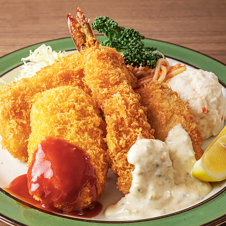 懐かしのごちそうから安心できる王道までそろえた洋食スタンド♪