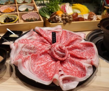 《ディナー用》【9種のおばんざい×9種の牛しゃぶ鍋】選べる２色鍋など牛しゃぶ豪華プラン