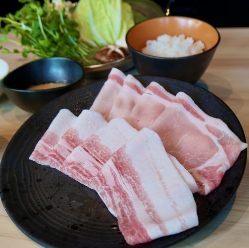 【ランチ限定】龍樹ポークの選べる特性出汁しゃぶランチ