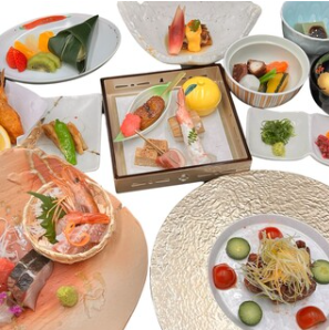 利用シーンに合わせて3種類の会席コースをご用意しております。