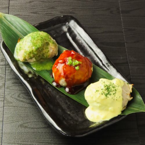 3种鹿儿岛鸡肉丸拼盘