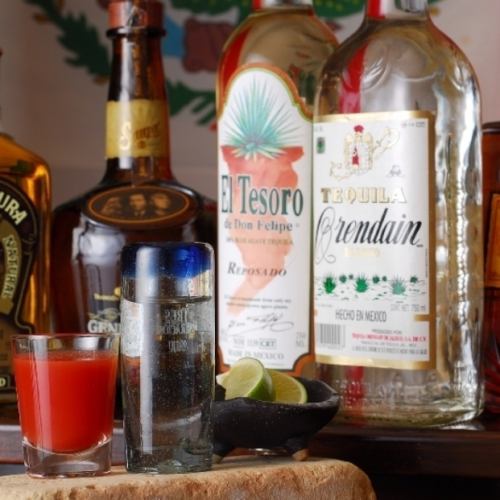 More than 40 kinds of carefully selected tequila!