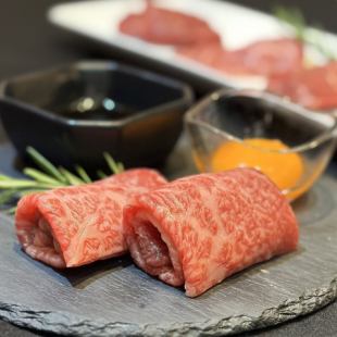 Mille-feuille grilled Echigo beef shoulder loin