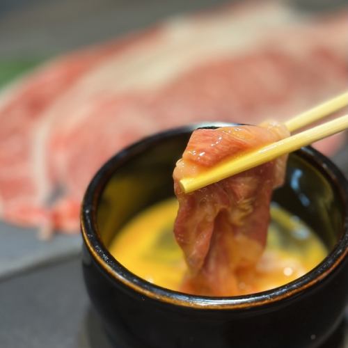 Grilled Echigo beef sukiyaki