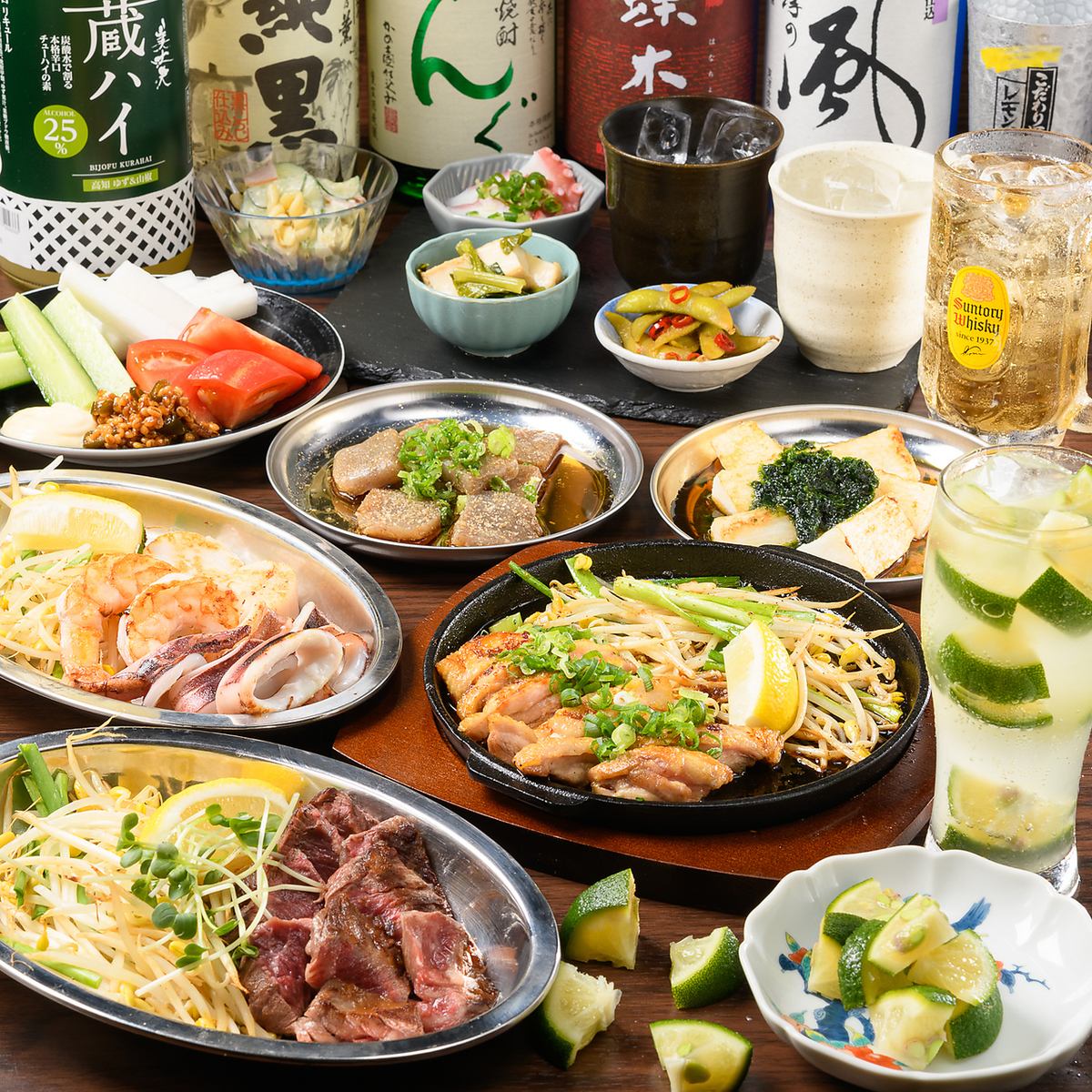 Good access from the station★A popular izakaya that specializes in teppanyaki.Private rentals for banquets and year-end parties are welcome.