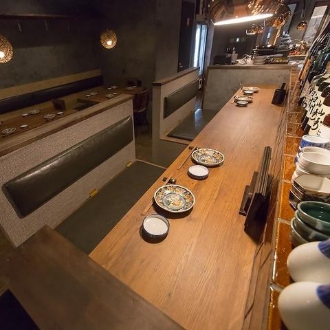 Recommended for dates! We have counter seats that are perfect for dates ♪