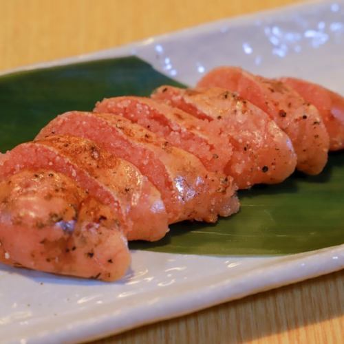 Straw-grilled spicy mentaiko