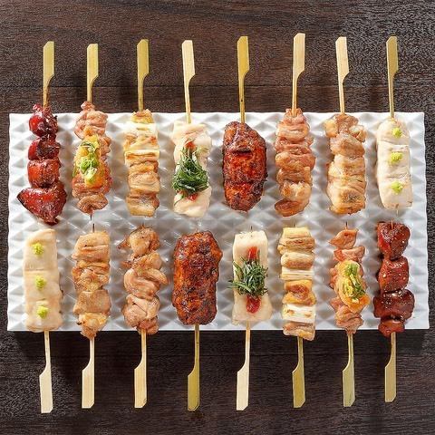 Assortment of 5 skewers