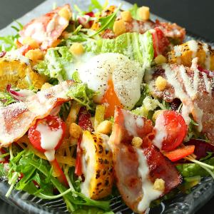 Rich Double Cheese Caesar Salad