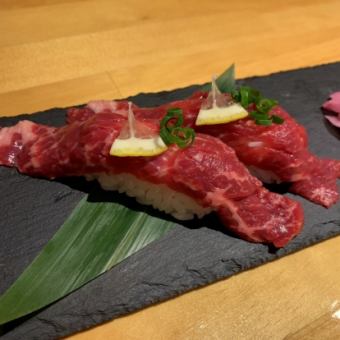 [New customers only] [Saturday only] [120 minutes all-you-can-drink included] 8-item luxury course with meat sushi and pork steak