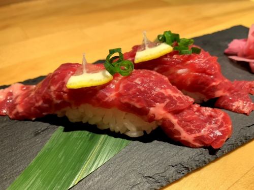 Wagyu meat sushi gift!