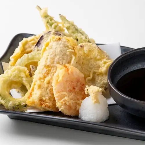 島野菜の天麩羅 (塩・つゆ)