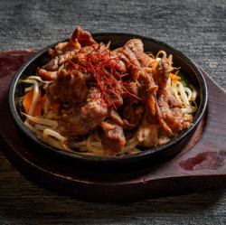 生ラム鉄板焼き